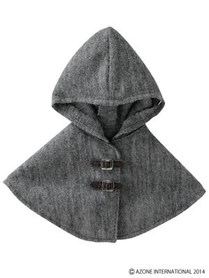Hooded Cape (Dark Grey), Azone, Accessories, 4580116048975