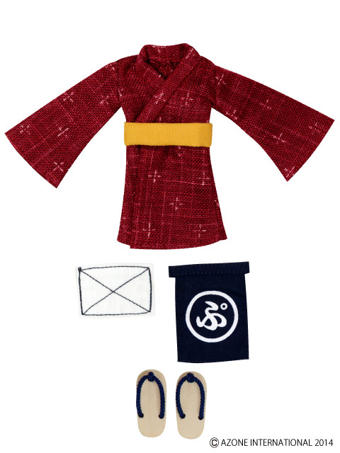 Purimyure Fairy Association Uniform Series (Wasou Maid) (Madder), Azone, Accessories, 1/12, 4580116048548