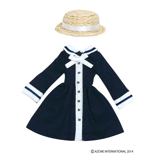 Boater & Memories Sailor One-piece Set (Navy), Azone, Accessories, 1/12, 4580116047251