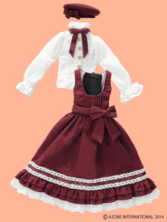Jumper Skirt Set (Bordeaux), Azone, Accessories, 1/6, 4580116049064