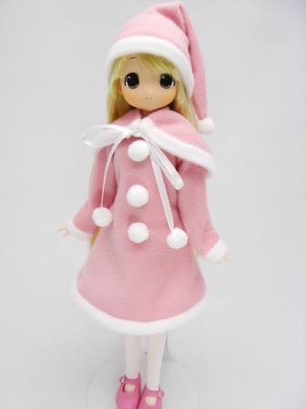 Santa Dress (23cm, Pink), Mama Chapp Toy, Accessories, 1/6