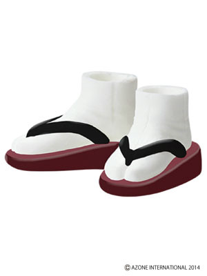 Soft Vinyl Sandals (Dark Red x Black), Azone, Accessories, 1/6, 4580116048777