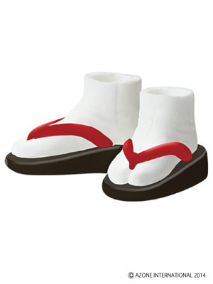 Soft Vinyl Sandals (Black x Red), Azone, Accessories, 1/6, 4580116048760