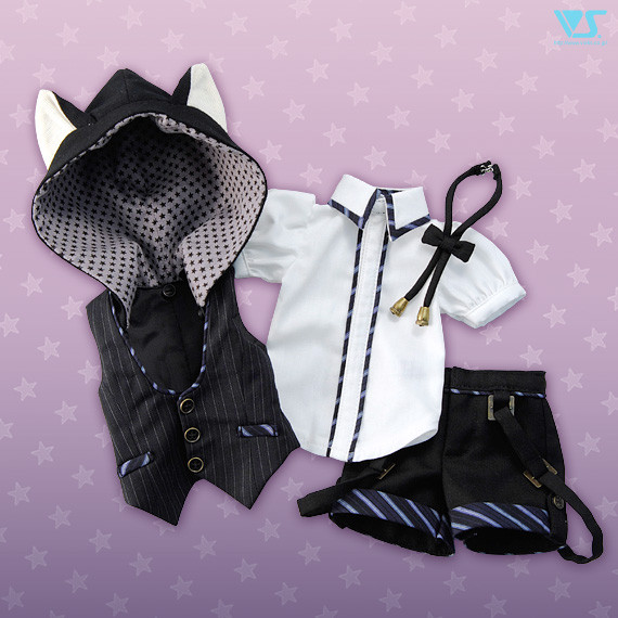Kitty Ear Hoodie Vest Set (Pants), Volks, Accessories, 1/3