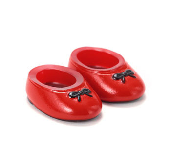 Ballet Flats (Red Enamel), Petworks, Accessories