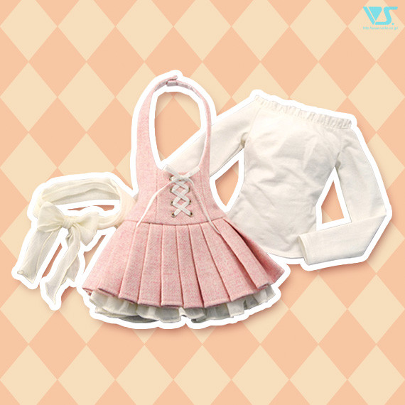 Halter-Neck Dress Set (Strawberry Pink), Volks, Accessories, 1/3