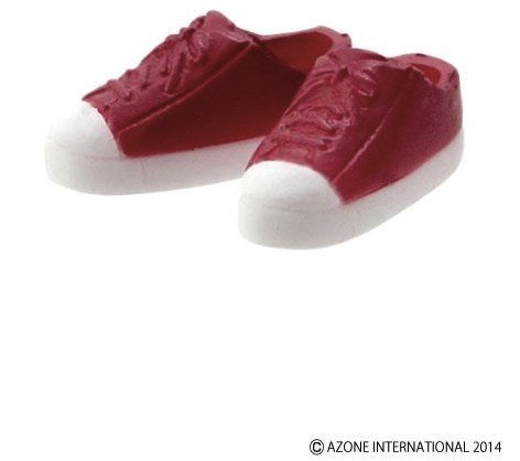 Soft Vinyl Low-cut Sneaker (Red x White), Azone, Accessories, 1/12, 4580116047206