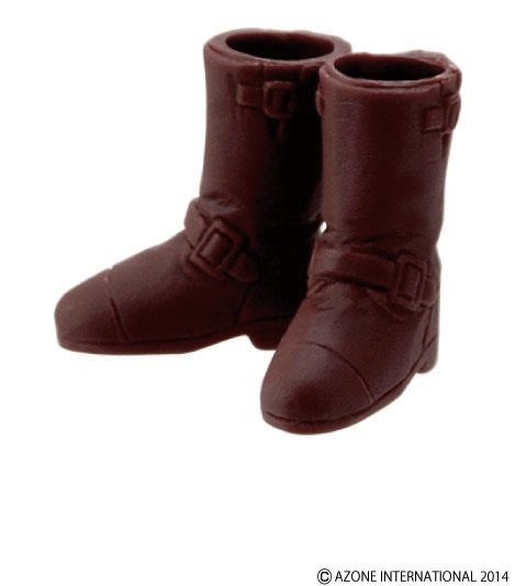 Soft Vinyl Engineer Boots (Dark Brown), Azone, Accessories, 1/12, 4580116047183