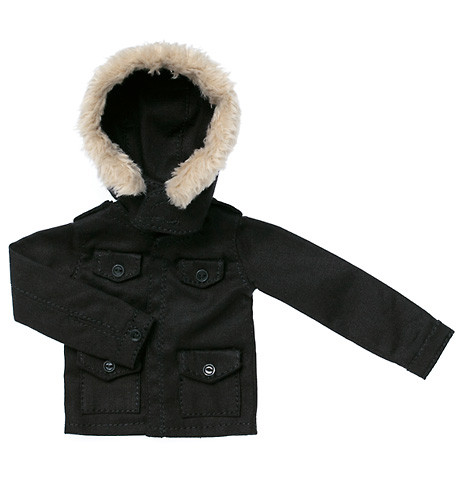 Hooded Military Jacket (Black), Sekiguchi, Accessories, 1/6