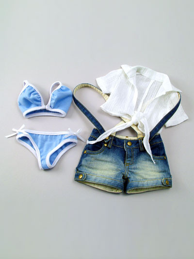 Feisty Girl's Casual Bikini Set, Volks, Accessories, 1/3