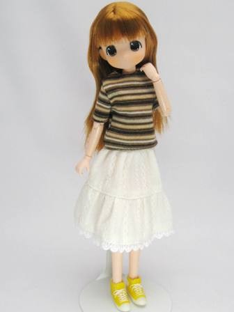 Border T-Shirt (Brown), Mama Chapp Toy, Accessories, 1/6