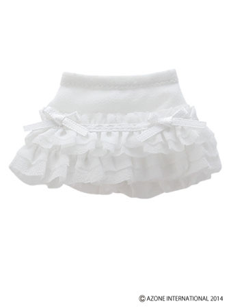 Sugar Chiffon Frill Skirt (White), Azone, Accessories, 1/6