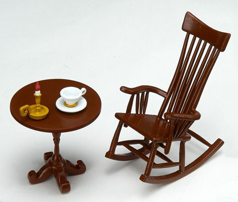 Rocking Chair Set, Re-Ment, Accessories, 1/18, 4521121300382