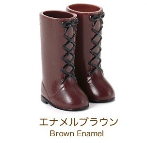 Lace-up Boots (Brown Enamel), Petworks, Accessories