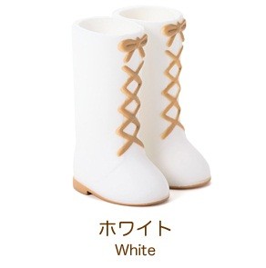 Lace-up Boots (White), Petworks, Accessories