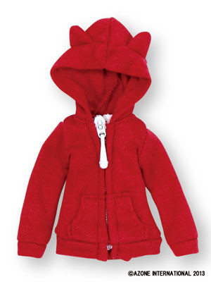 NyanNyan Parka Mini One-piece (Red), Azone, Accessories, 1/12