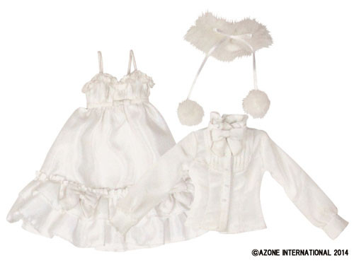 Milky Pearl Dress Set (White), Azone, Accessories, 1/6, 4580116045516