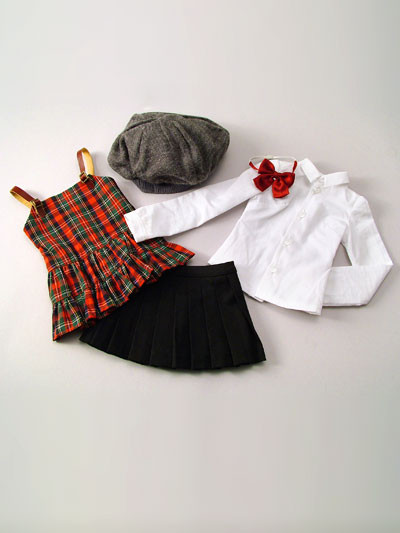 Senior's Tartan Pinafore Uniform Set, Volks, Accessories, 1/3