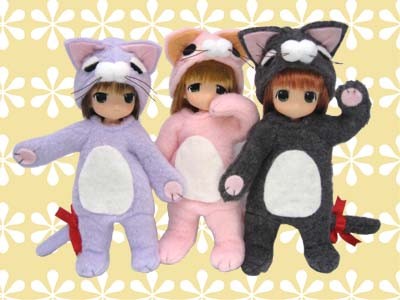 Neko Gurumi Dress-up (Dark Grey Kigurumi), Mama Chapp Toy, Accessories, 1/6