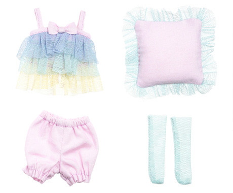 Frill Tulle Cami Set (DX Pastel), Petworks, Accessories