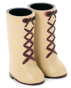 Lace-up Boots (Beige), Petworks, Accessories