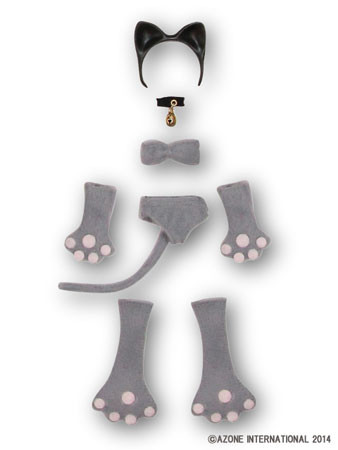 Nyanko Set (Gray), Azone, Accessories, 1/12