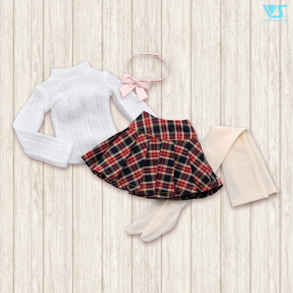 Warm Plaid Skirt Set, Volks, Accessories, 1/3