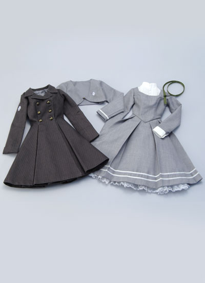 Senior High School Girl Coat Set, Volks, Accessories, 1/3