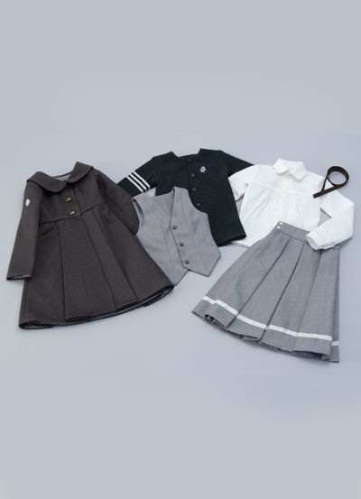 Junior High School Girl Coat Set, Volks, Accessories, 1/3