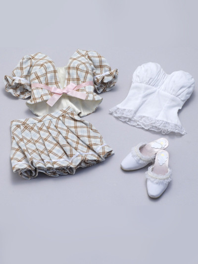 Pastel Plaid Suit Set, Volks, Accessories, 1/3