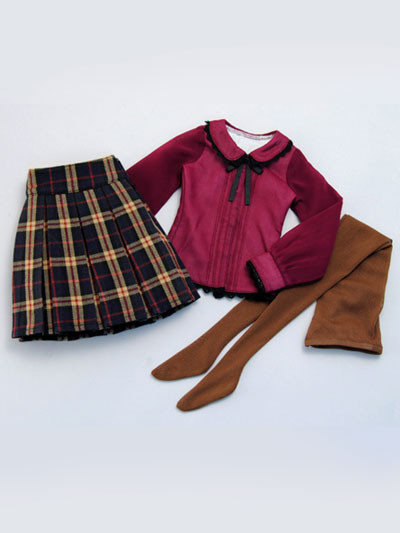 Autumn Tartan Skirt Set, Volks, Accessories, 1/3