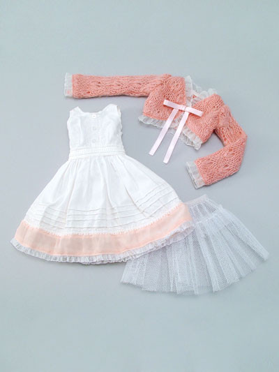 Pink Cardigan And Dress Set, Volks, Accessories, 1/3