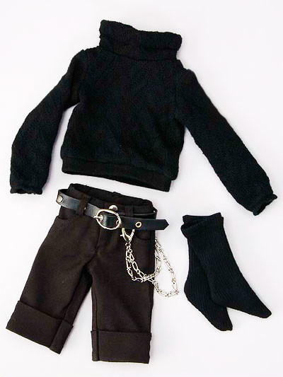 Black Sweater Set, Volks, Accessories, 1/3