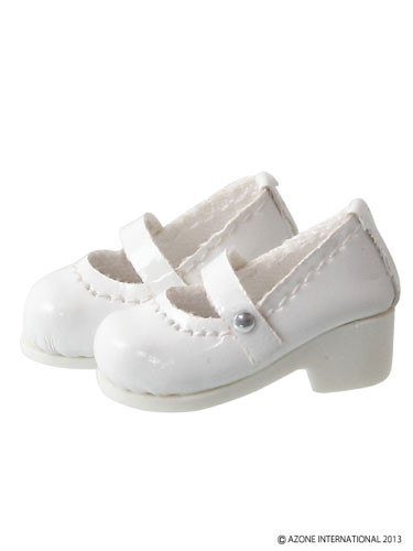 Strap Shoes (Gloss White), Azone, Accessories, 1/12