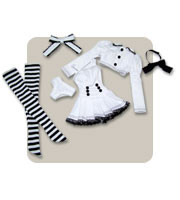 Black & White Halter Dress & Jacket Set, Volks, Accessories, 1/3