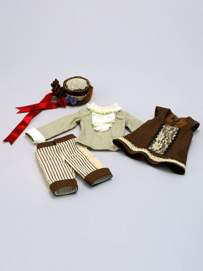 Lovely Berry Choco Pants Set, Volks, Accessories, 1/3