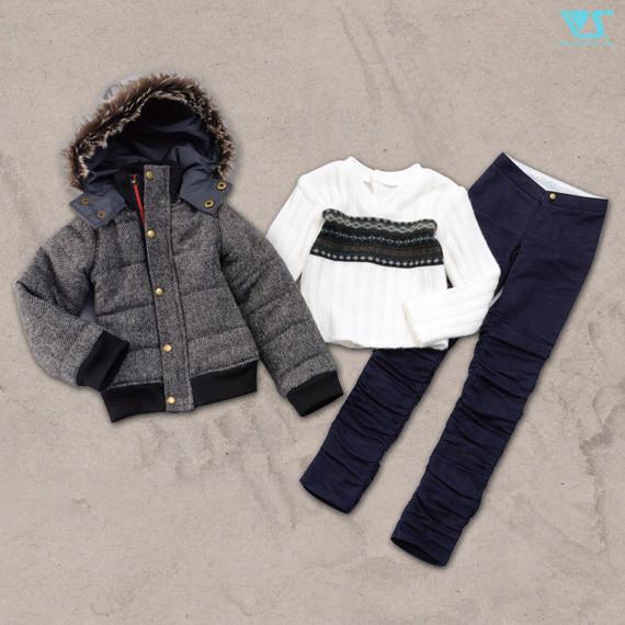 Wool Down Jacket Set, Volks, Accessories, 1/3