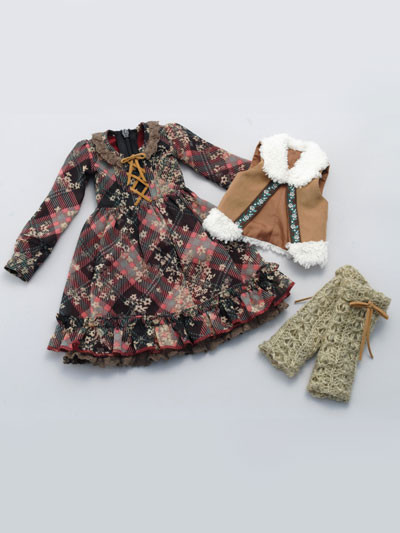 Mouton Vest And Dress Set, Volks, Accessories, 1/3