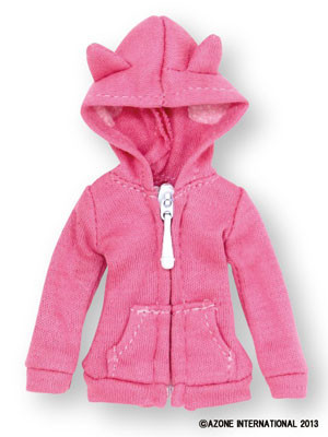 Nyan Nyan Parka Mini One-piece (Pink), Azone, Accessories, 1/12