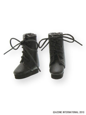 Lace Up Short Boots (Black), Azone, Accessories, 1/12