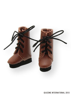 Lace Up Short Boots (Brown), Azone, Accessories, 1/12