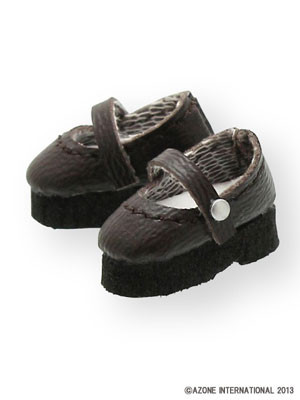 Strap Shoes (Dark Brown), Azone, Accessories, 1/12