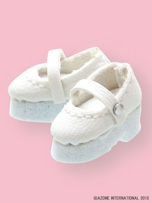 Strap Shoes (White), Azone, Accessories, 1/12