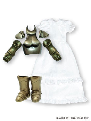 Steel Knight Solid Mail Set (Antique Gold), Azone, Accessories, 1/12