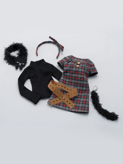 Black Kitty Dress Set, Volks, Accessories, 1/3