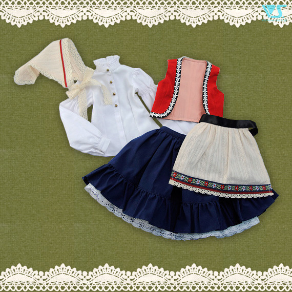 Folklore Babushka Set, Volks, Accessories