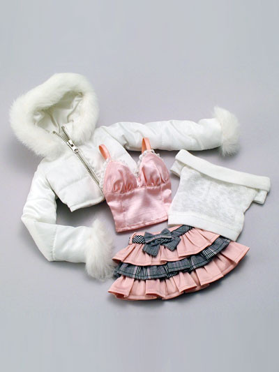 Sparkling White Down Jacket Set, Volks, Accessories, 1/3