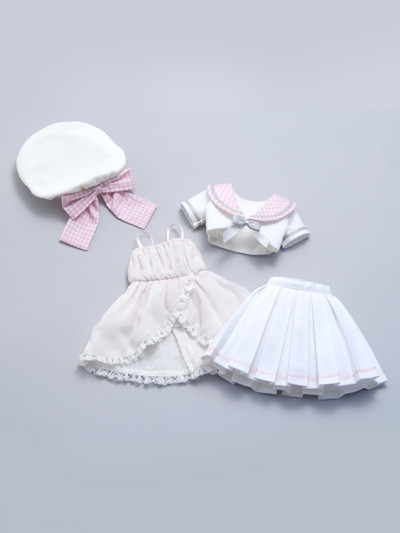 Fluffy Sailor Dress Set, Volks, Accessories, 1/3