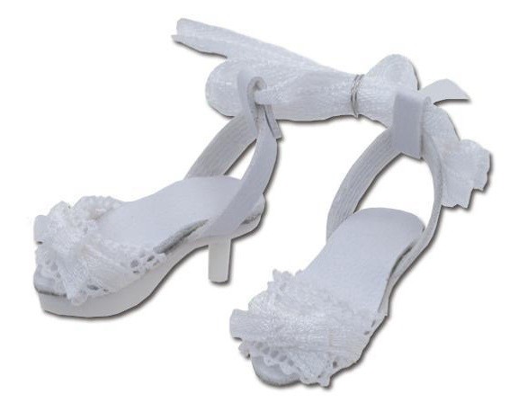 Lace Ribbon Sandals (White), Azone, Accessories, 1/6, 4571116998568