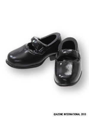 Soft Vinyl Strap Shoes (Black), Azone, Accessories, 1/12, 4580116040863